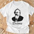 ブラームス ヨハネス・ブラームス クラシック音楽 Tシャツ 高齢者への贈り物