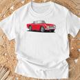 ブリティッシュクラシックスポーツカー トライアンフ Tr4 Tシャツ 高齢者への贈り物