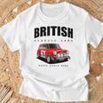 ブリティッシュクラシックスポーツカーズ 有名なラリーミニ Tシャツ 高齢者への贈り物