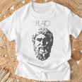 プラトンtシャツ 古代ギリシャ哲学者 Tシャツ 高齢者への贈り物