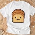ベーカリー パン ブリオッシュ シンプルでミニマルなユーモア ブリオッシュ Tシャツ 高齢者への贈り物