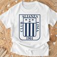 ペルーシャツ ペルー製 Alianza Lima ペルー人 メンズ レディース サッカー Tシャツ 高齢者への贈り物