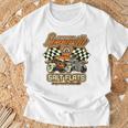 ボンネビル ソルト フラッツ ヴィンテージ レトロ ホットロッド レースカー Tシャツ 高齢者への贈り物