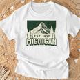 ミシガン 長袖tシャツ Tシャツ 高齢者への贈り物