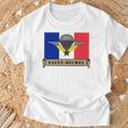 ミリタリー サンミッシェル 守護空挺部隊 フランス軍 長袖tシャツ Tシャツ 高齢者への贈り物
