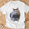 ミームハァキャット面白い 長袖tシャツ Tシャツ 高齢者への贈り物