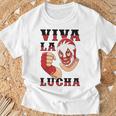 メキシコプロレス レスラー ルチャリブレ マスク メキシコ ファイター 長袖tシャツ Tシャツ 高齢者への贈り物
