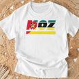 モザンビークデザイン。国旗付きモザンビーク衣装 Moz Tシャツ 高齢者への贈り物