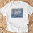 モネ 睡蓮 Tシャツ 高齢者への贈り物