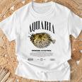 ヤマアラシ フグ 魚飼い モダンストリートウェア Tシャツ 高齢者への贈り物