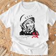 ユーリ・ガガーリン ソ連ロスコスモス コスモノート Tシャツ 高齢者への贈り物