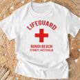ライフガード ボンダイビーチ、シドニー、オーストラリア Tシャツ 高齢者への贈り物