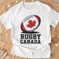 ラグビー カナダ ファン メープルリーフ スポーツ メンズ カナダ国旗 レディース Tシャツ 高齢者への贈り物