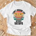 レトロでかわいいヴァタパ ワタパなしでは人生は想像できない。 Tシャツ 高齢者への贈り物