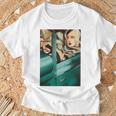 レンピカセルフポートレートの絵画autoportrait タマラ・ド・レンピッカ 長袖tシャツ Tシャツ 高齢者への贈り物