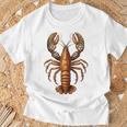 ロブスター ヒョウ ザリガニ ケイジャンフェスティバル 美学 長袖tシャツ Tシャツ 高齢者への贈り物