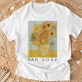 ヴァン・ゴッホ ひまわり アートギフト ヴィンセント・ヴァン・ゴッホ Tシャツ 高齢者への贈り物