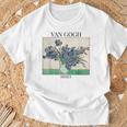 ヴァン・ゴッホ アイリス 印象派 アート絵画 ヴィンセント・ヴァン・ゴッホ Tシャツ 高齢者への贈り物