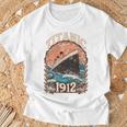 ヴィンテージ 1912年4月 Rms タイタニック アンティーク調クルーズデザイン Tシャツ 高齢者への贈り物