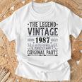 ヴィンテージ 1987 メンズ 限定版 Bday 1987 誕生日 Tシャツ 高齢者への贈り物