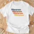 ヴィンテージ 70年代 ブルーグラス タイポグラフィ レトロ バイブ Tシャツ 高齢者への贈り物