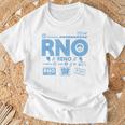ヴィンテージ リノ Rno 空港コード トラベル デイ レトロ タグ ネバダ Tシャツ 高齢者への贈り物