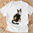 三毛猫ポートレート かわいい三毛猫 三毛猫好き Tシャツ 高齢者への贈り物