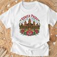 伝統的なカンボジアのクメールタトゥーデザインアンコールワット Tシャツ 高齢者への贈り物