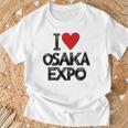 大阪万博 関西万博 記念 I Love Osaka Expo グッズ お土産 本 プレゼント メンズ レディース 長袖tシャツ Tシャツ 高齢者への贈り物