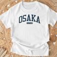 大阪日本カレッジ大学スタイル ネイビー Tシャツ 高齢者への贈り物