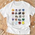 岩石・鉱物の種類 宝石学・地質学 教育 Tシャツ 高齢者への贈り物