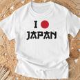 日本国旗 アイラブジャパン 赤日しんとうえんそうギフト Tシャツ 高齢者への贈り物