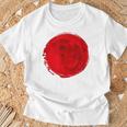 日本国旗 昇る太陽 日照 日の丸 Tシャツ 高齢者への贈り物