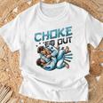 柔術 チョーク エムアウト 格闘技 柔術 Tシャツ 高齢者への贈り物