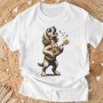 犬 演奏 ギター 歌う アメリカン コッカー スパニエル 面白い Tシャツ 高齢者への贈り物