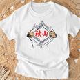 秋山 苗字 面白いtシャツ 胸 名前 おもしろ グッズ 服 筆文字 文字 入り 面白い ネタ メンズ Tシャツ 高齢者への贈り物