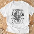 米国 アメリカン イーグル アメリカ国旗 パトリオット Usa バックプリント メンズ Tシャツ 高齢者への贈り物