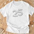 結婚25周年記念バルーン No Tシャツ 高齢者への贈り物