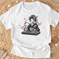 芸者 Dj 着物 和 美的 原宿 Tシャツ 高齢者への贈り物