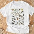 虫 昆虫 虫虫型 昆虫学プリント 虫プリント Tシャツ 高齢者への贈り物