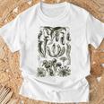食虫植物 ヴィンテージ サラセニア ボタニカル Tシャツ 高齢者への贈り物