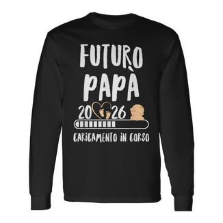 Papà 2026 Gravidanza Padre Futuro Papà 2026 Loading Maglietta a maniche lunghe - Novitaregali