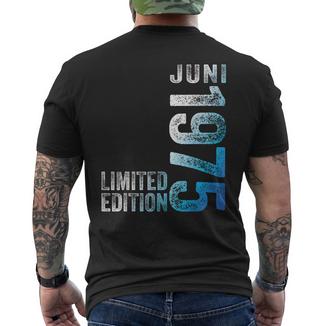50 Geburtstag Mann 50 Jahre Limited Edition Juni 1975 T-Shirt mit Rückendruck - Geschenkecke