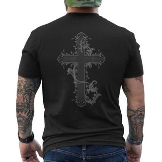 Croix Jésus Chrétienne Église Epique T-shirt imprimé au dos - Cadeauxyz