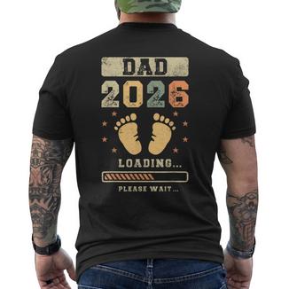 Dad 2026 Loading Annuncio Di Un Bebè Papà In Attesa T-shirt da uomo con stampa posteriore - Novitaregali
