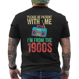 Divertente 1900Secchio Uomo Nonno Compleanno Papàcherzo Festa Del Papà T-shirt da uomo con stampa posteriore - Novitaregali