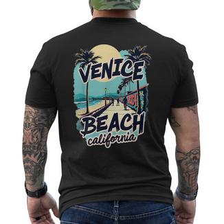 Explorez Le Charmeibrant Deenice Beach En Californie T-shirt imprimé au dos - Cadeauxyz