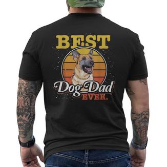 Festa Del Papà Regalo Il Cane Pastore Tedesco T-shirt da uomo con stampa posteriore - Novitaregali