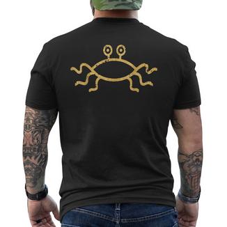 Fsm Fliegendespaghetti Monster Pastafari Nudeln Religion T-Shirt mit Rückendruck - Geschenkecke