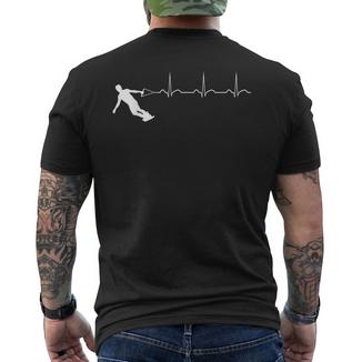 Herzschlag Wakeboard Eauki Wakeboard Wakeboardports Nautiques T-shirt imprimé au dos - Cadeauxyz